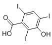 HTBA; 3-HYDROXY-2,4,6-TRIIODOBENZOIC ACID